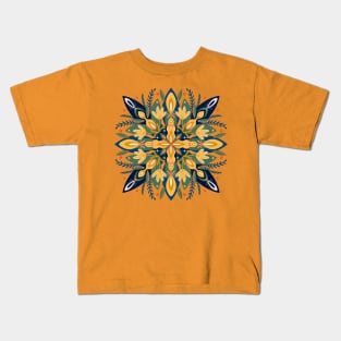 Vibrant fall mandala Kids T-Shirt